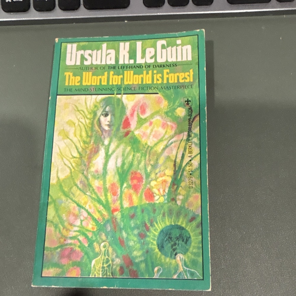 VTG 1976 Ursula K Le Guin The Word for World Is Forest PB Berkley Med 1st  Ed